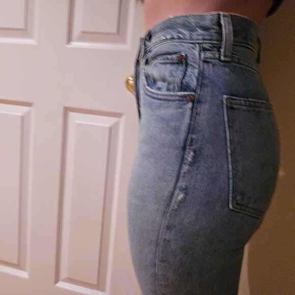 Agolde Pinch waist 90s Straight Denim Jeans 24 - Picture 5 of 11